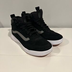 Vans Range EXP Hi Vansguard High Top - Suede Black Pewter- Womens Size 8